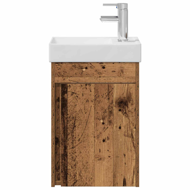 405 mm Bathroom Vanity, Old Wood