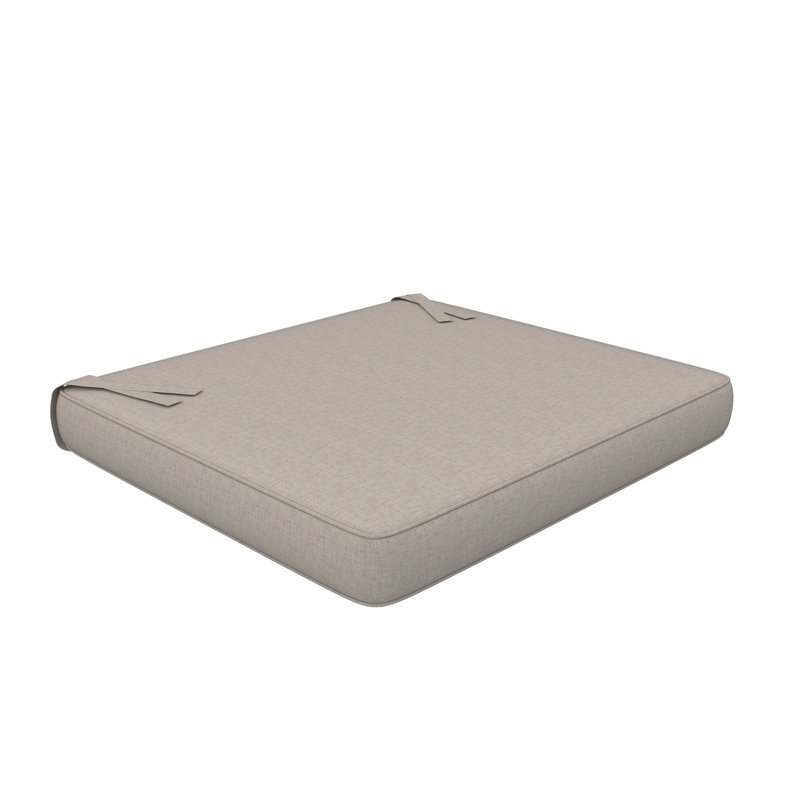 Coussin de chaise de salle à manger Sunbrella, L 21 po x P 19 po, Argent coulé Sunbrella®