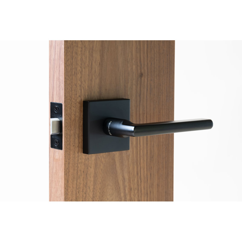 Door Lever, Satin Brass, 2.375"