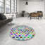 Tapis gris/vert/rouge à motifs-459242707