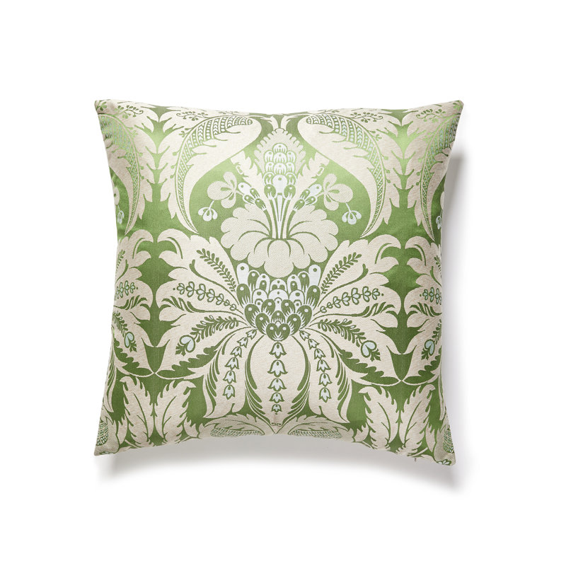 Woodland Estate Square Pillow Cover & Insert, Palm