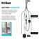KRAUS Oletto Touchless Sensor Commercial Pull-Down Single Handle Kitchen Faucet with QuickDock Top Mount Assembly