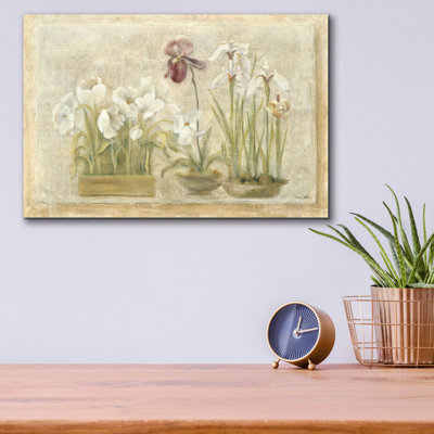 «Asian Florals» par Cheri Blum, art mural en verre acrylique