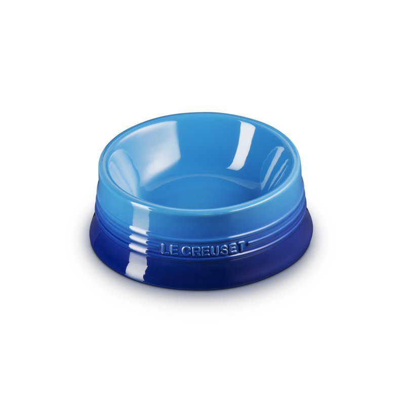 Le Creuset Stoneware Large Pet Bowl, Blue