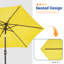 Parasol de marché 7,5 pi Blaise-374005768
