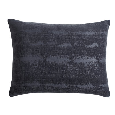 Textured Cotton Velvet Sham with Hidden Zipper Closure