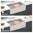 30X20 Inch White Ceramic Kitchen Sink Workstation - Single Bowl. And Stylish. To Discoloration. Spacious Practical. With Necessary Accessories Workstation. Strong Long-Lasting. . Stain- Surface.