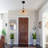 Govinda 9.8" 1 - Light Modern Single Globe Pendant with Amber Glass Shade in Matte Black-89740810