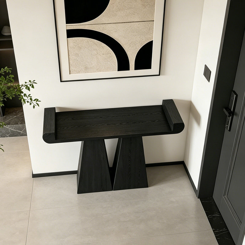 Console italienne de style italien minimaliste, 33.5" H x 39.4" W x 13.8" D