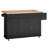 Jamera 60.2"W Kitchen Island with Two Large Storage Cabinets And Drawers, Locking Wheels-734304572