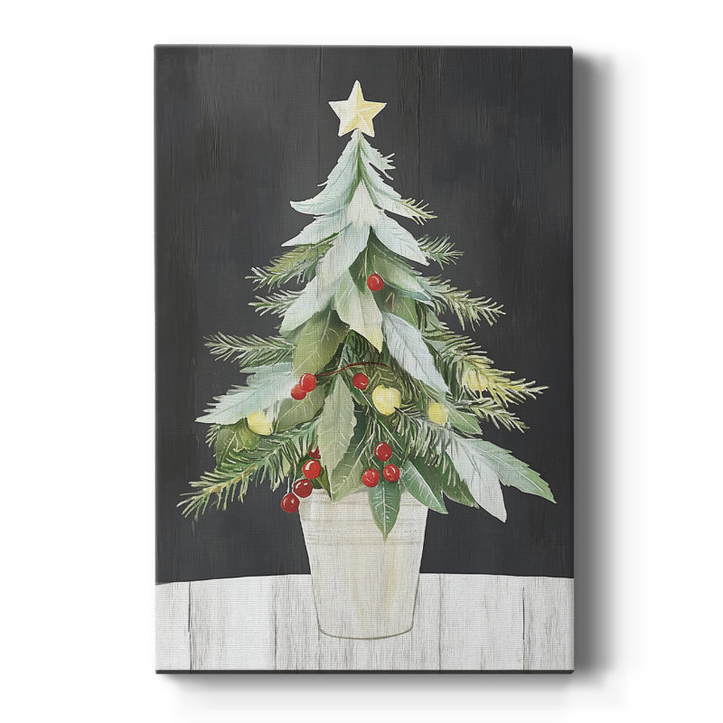 Art des Fêtes de Noël - Toile tendue avec châssis DCCCLxxxviii, H 18 po x l 12 po