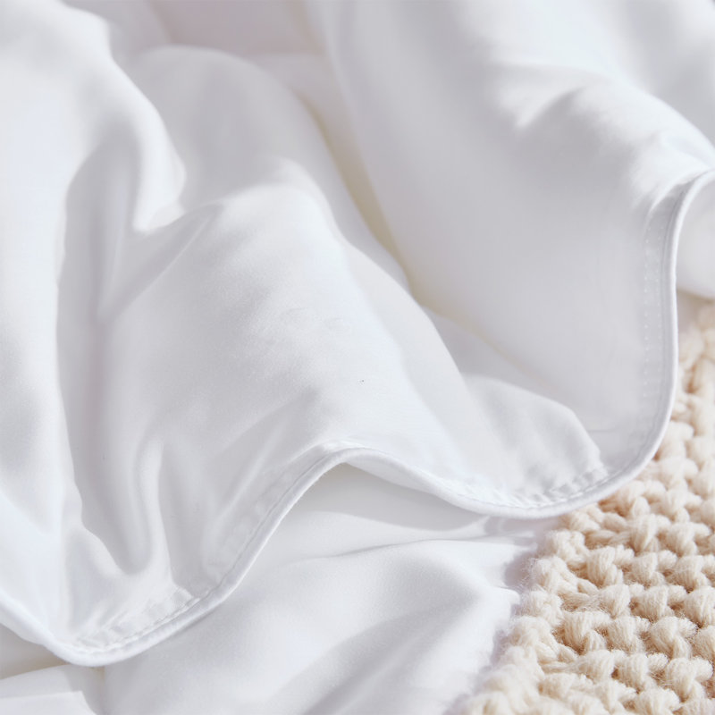 Coma Inducer Cool as a Cucumber Lightweight Oversized Comforter Set, Twin Extra Long Comforter + 1 Standard Sham, White