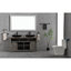 Miroir de salle de bain à DEL 96 po x 36 po - cadre noir, à intensité variable avec 3 lumières de couleur pour montage mural (horizontal ou vertical avec brouillard de meuble-lavabo, cadre, horizontal / vertical