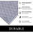 Ocossio Indoor/Outdoor Non-Slip Heavy-Duty Polypropylene Doormat with Rubber Backing – Criss Cross Design-666350834-666350839