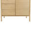 Commode 5 tiroirs Lylis, chêne clair