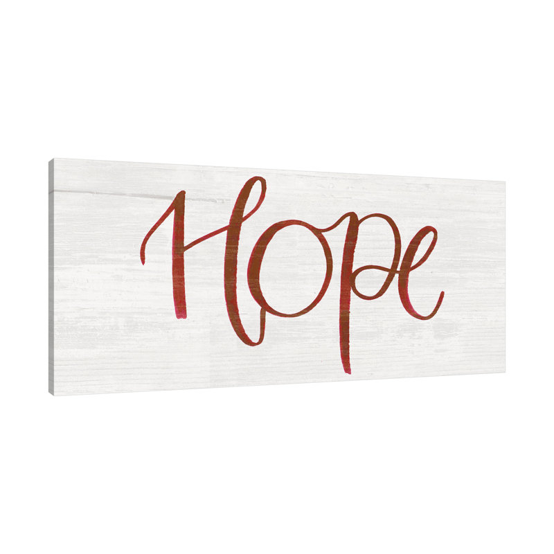 «Hope», toile tendue par Jenaya Jackson, H 30 po x l 60 po x P 1,5 po