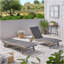 BANZAI CHAISE Longe avec plateau