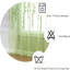 Paire de rideaux transparents en polyester Mapleview