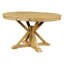 Ensemble de table de salle à manger avec table extensible et 4 chaises rembourrées pour la salle à manger et le salon-1975435720