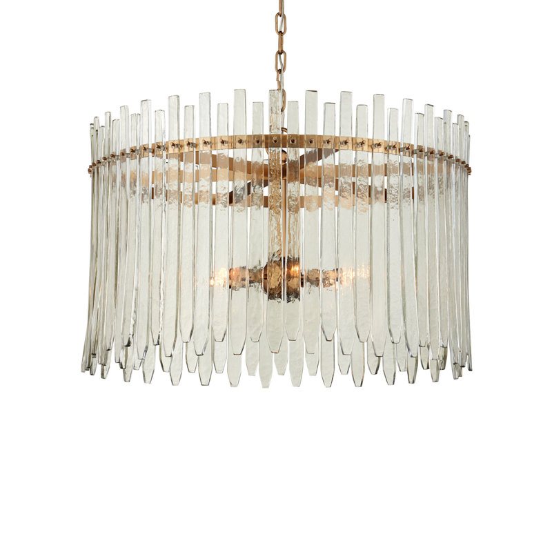 Electra 6 - Light Iron Chandelier