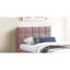 Full Size Pink Bed With Trundle And Upholstered Grid Pattern Headboard For Contemporary Bedroom Furniture Setup Ideas In Decorating Tips