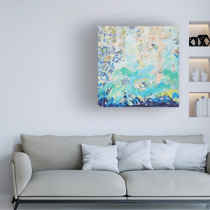 "New Pathway VI" sur toile, H 35 po x l 35 po