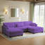 Canapé modulaire en velours côtelé Maelina -107665276-107665275