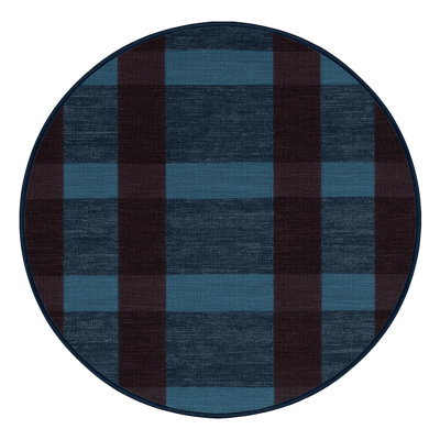 Tapis damier noir lavable à la machine