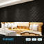 Carrelage mural décoratif en PVC 19,7 po x 19,7 po (32 pieds carrés par caisse)-74736324
