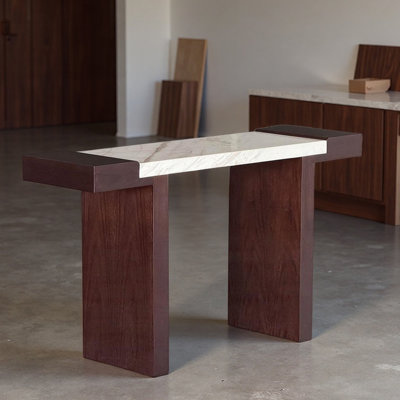 Table d'entrée en bois massif chinois