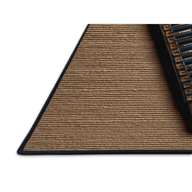  Tapis lavable Harmonica, Rond 4 pi