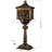Mailbox Rustproof Cast Aluminum Locking Security Post Mount Mail Box, Large, Bronze