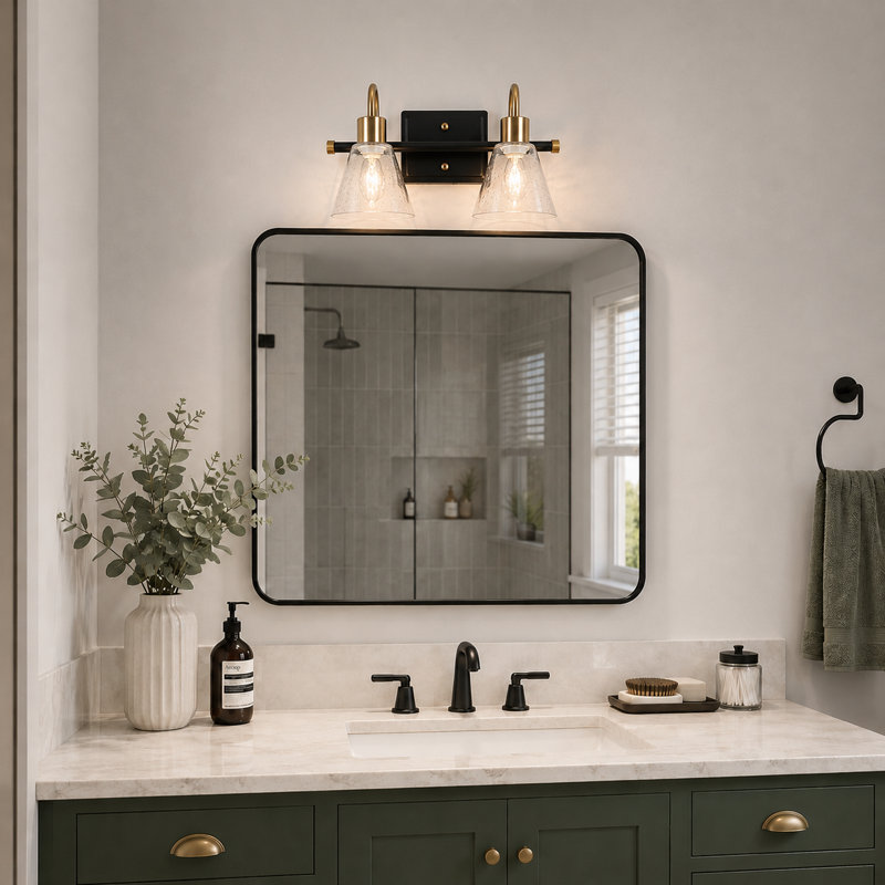 2 - Light Dimmable Vanity Light