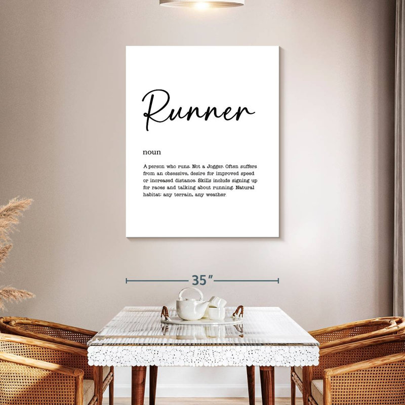 " Runner Definition " by Eleanor L., 45" H x 36" W x 1.25" D