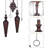 Jeiel Solid Wood Wall Clock