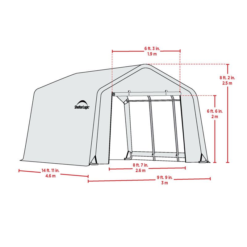 AutoShelter 10 x 15 ft.