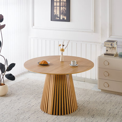 Table à rallonge Mid-Century moderne, table de salle à manger multifonctionnelle pour 6 à 10 personnes et grande table basse