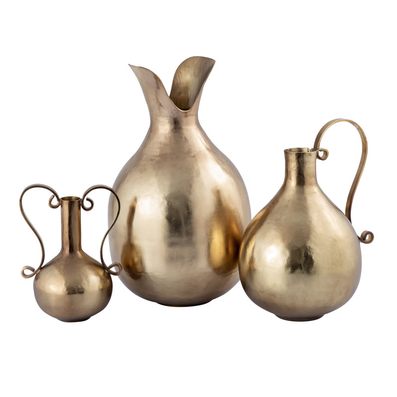 Shaffer Vase - Medium Brass