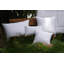 Housse et coussin de coussin décoratif à motif de cercles 3D 3D 19,7 po x 19,7 po