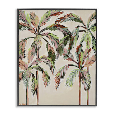 «Blush Palm Tree», giclée par Dani Heyward