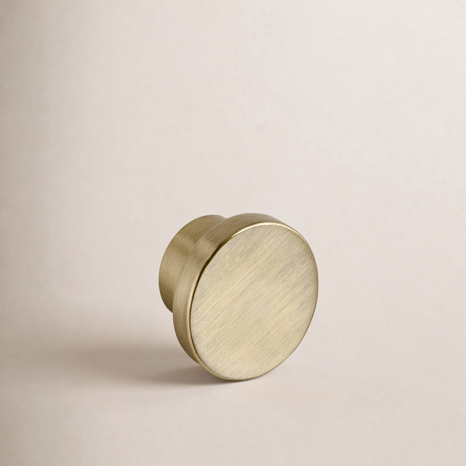 Ethan Round Knob, Satin Brass, 1 1/4"