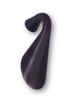 Poignée diminutive 1-1 / 4 "noir mat