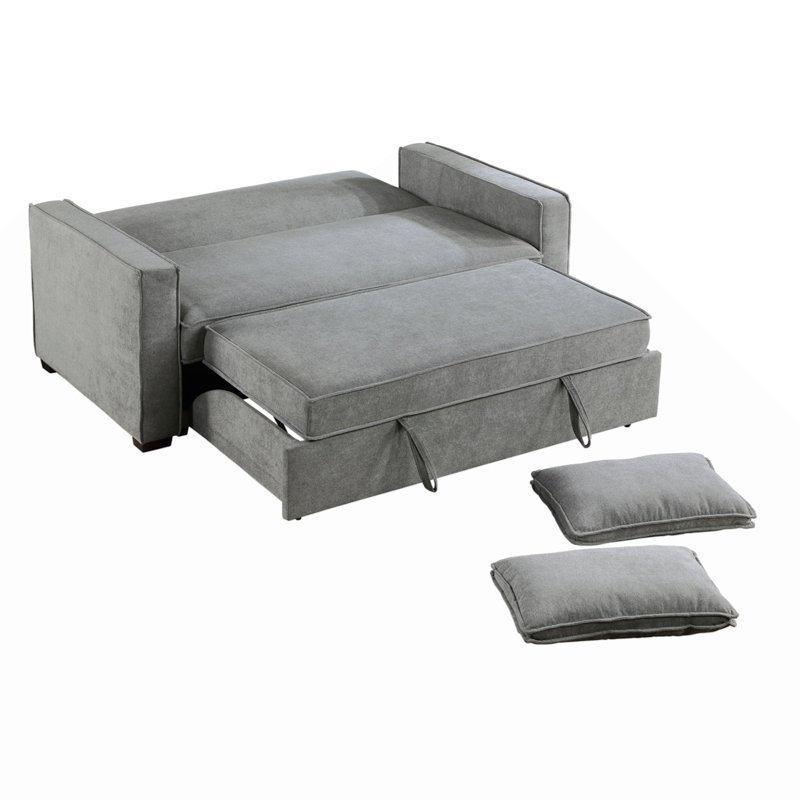 Canapé-lit de style moderne et contemporain avec lit gigogne de 71,5 po Chasan