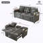 Upholstered 81 " Fabric Sofa-1882537616