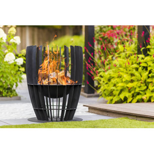 Baylor Novelty Steel Wood Burning Smokeless Fire Pit