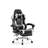 Game Desk Chair - Ergonomic Computer With Footrest And Comfy Lumbar Support, PU Leather Recliner With Headrest, Fixed Up Armrest, Height Adjustable With 360° Swivel, Adults-1555020160