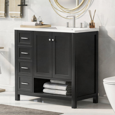 Meuble-lavabo de salle de bain avec comptoir d'évier