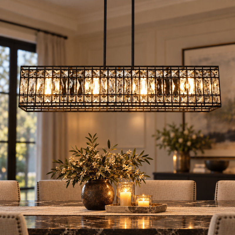 Baconton 4 - Light Dimmable Chandelier