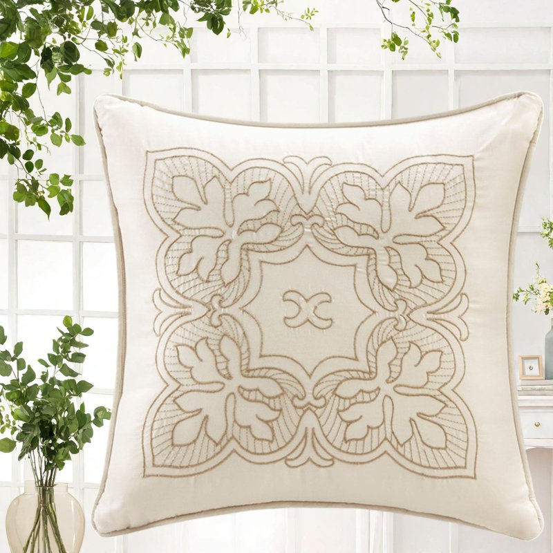 Reversible Cream Bedding Set, Feather Soft Polyester, Farmhouse Charm