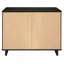 Commode Granville en noir (3 tiroirs)